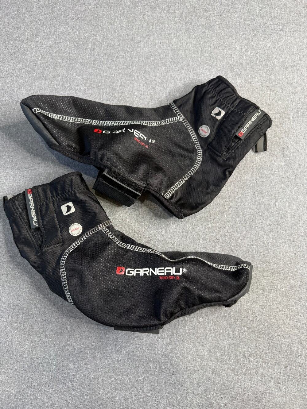 Louis Garneau Wind Dry SL Cycling Shoe Covers Booties Black Windproof Waterproof